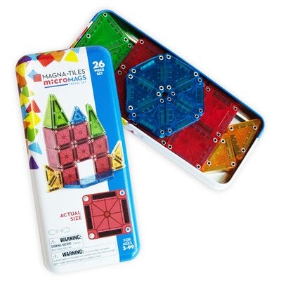 MAGNA-TILES MicroMAGS Travel Metallboks