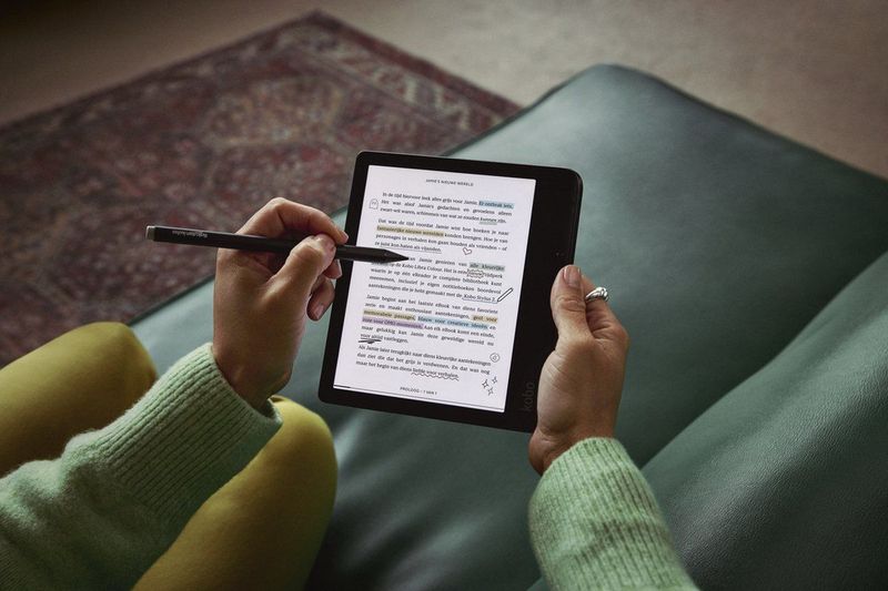 Kobo Stylus 2 Pen voor eReader - Zwart - Oplaadbaar - Markeerknop - Gum