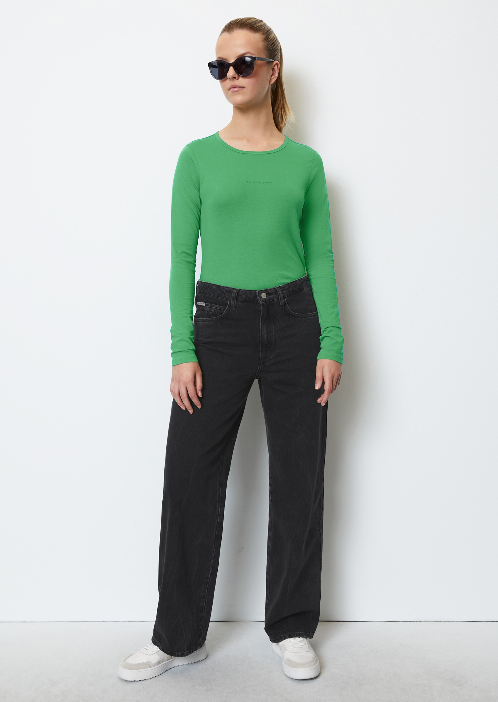 DfC Longsleeve slim aus Basic-Single-Jersey