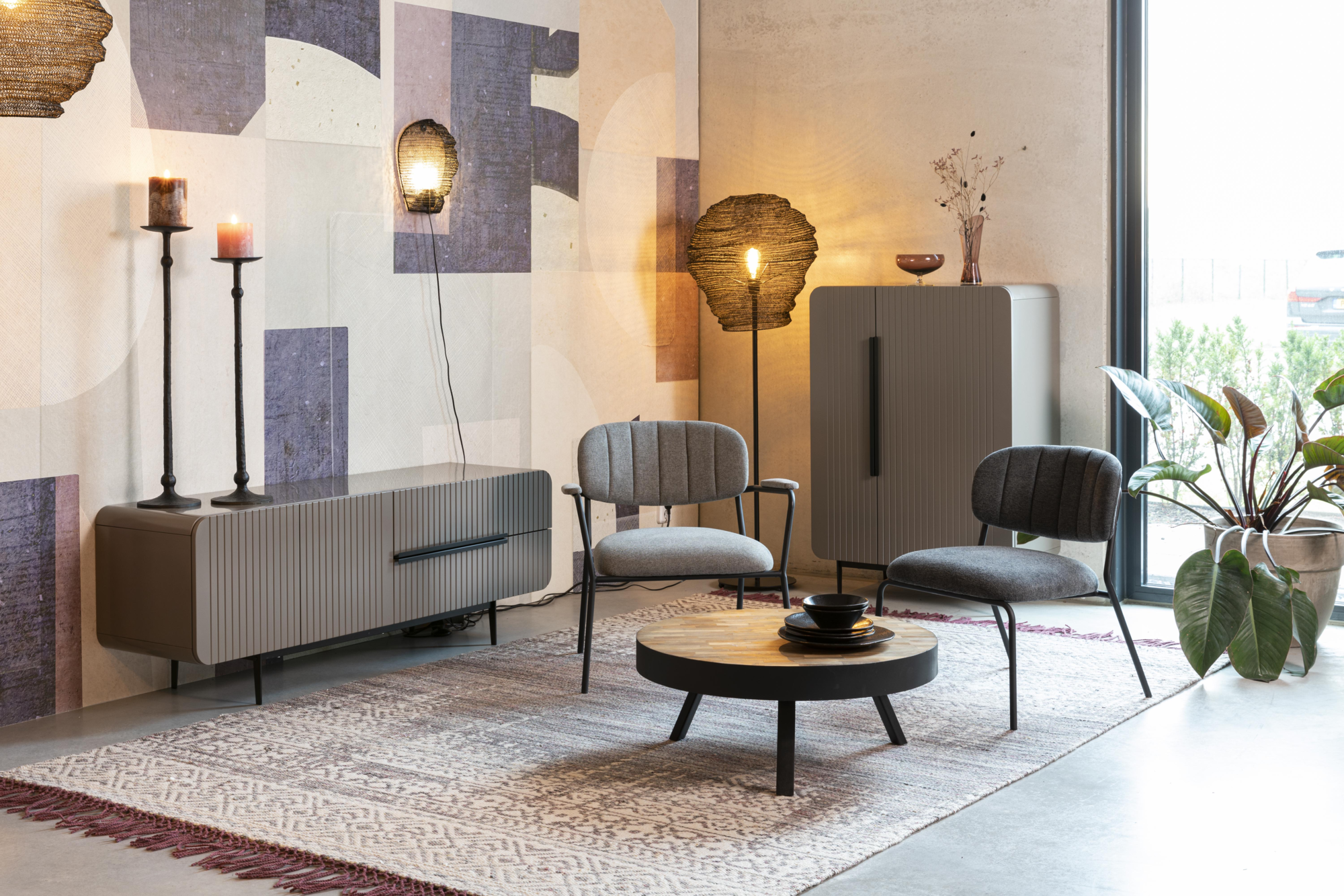 Rein Living Liv vloerkleed Liv vloerkleed 170x240 zeeblauw