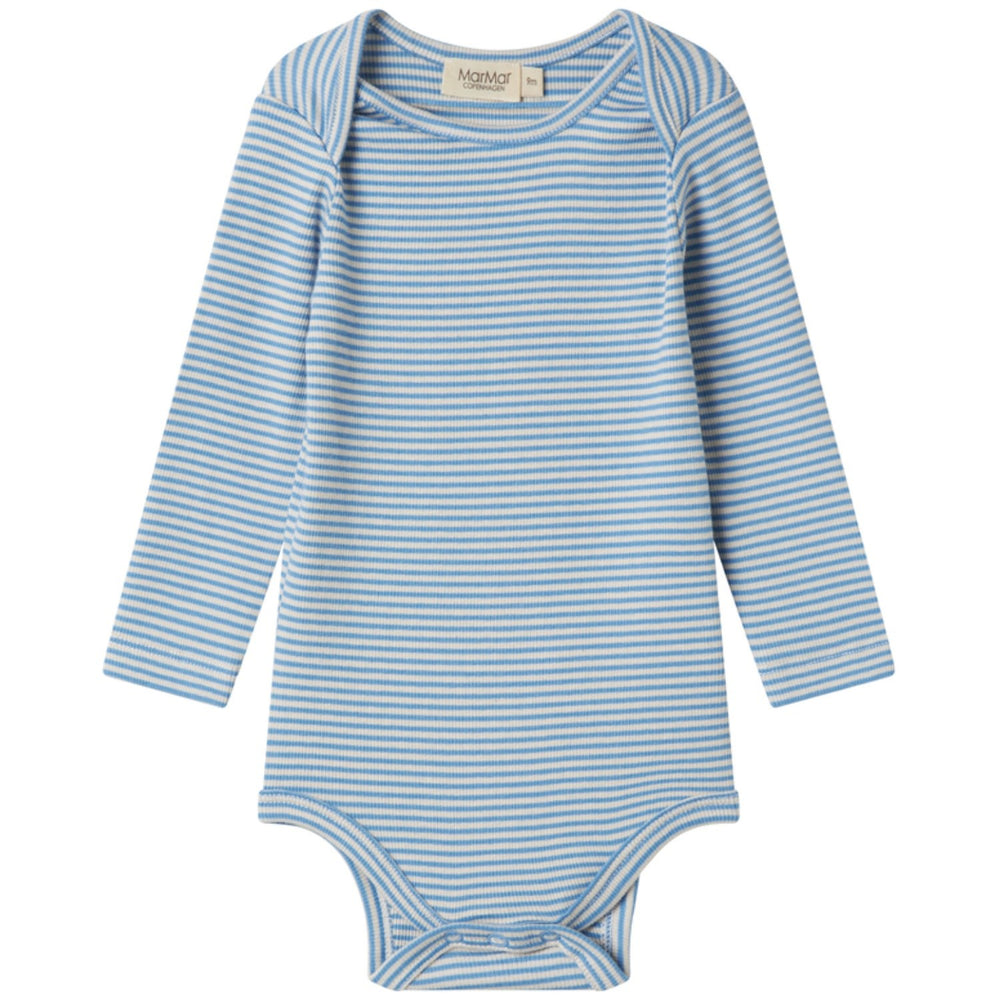 Køb MarMar Modal Fine Rib Blue Stripe Ben Body