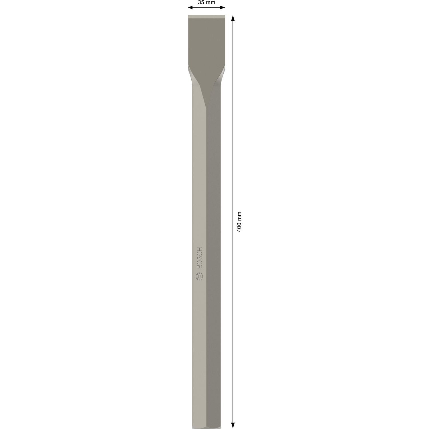 Bosch Professional Platte beitel 28mm zeskant 400 x 35 mm - 2608690108