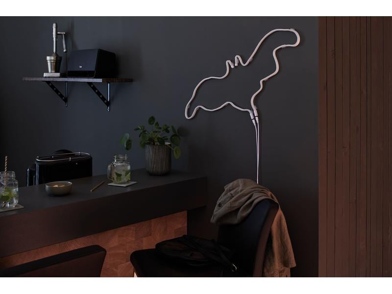 Paulmann LED-Stripe Neon Colorflex Bunt, 4 x 1 m Biegbare Lichtstreifen mit USB-Anschluss