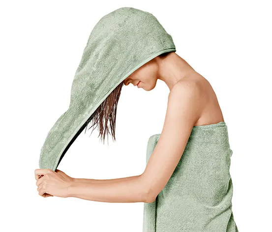 Turban-Handtuch, grün