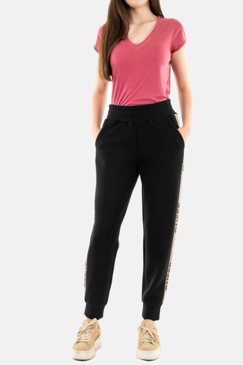 Pantalons guess jeans studs logo jblk jet black a996