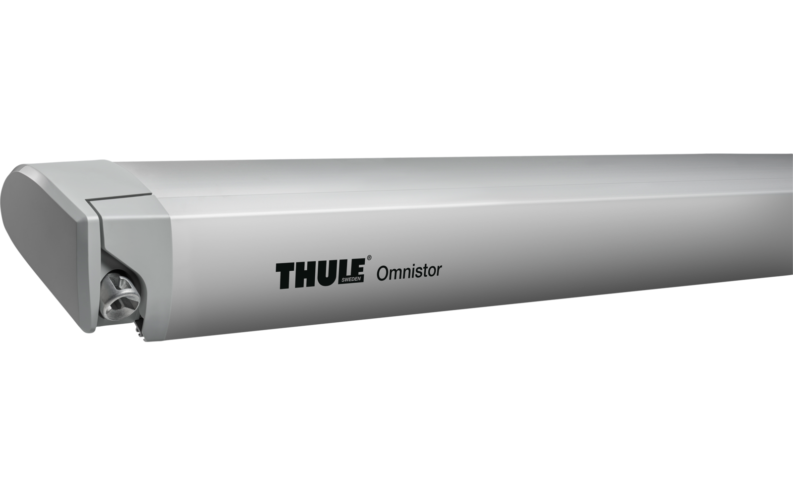 Thule Omnistor 6300 Dachmarkise Gehäusefarbe Eloxiert Tuchfarbe Mystic Grey 3,25 m
