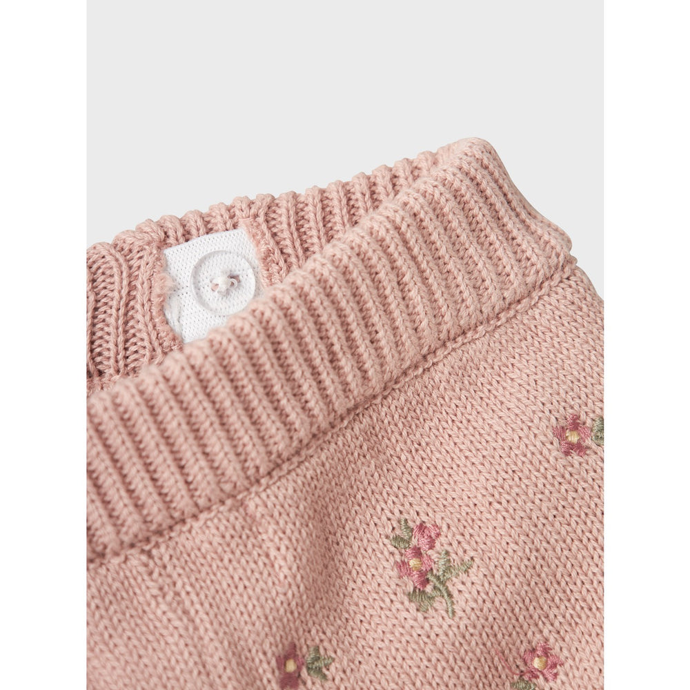 Køb Lil'Atelier Shadow Gray Emlen Strik Bukser