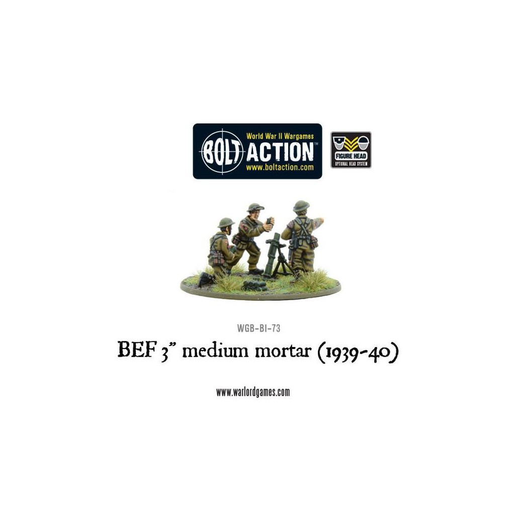 Bolt Action - BEF 3 Medium Mortar (1939-40)