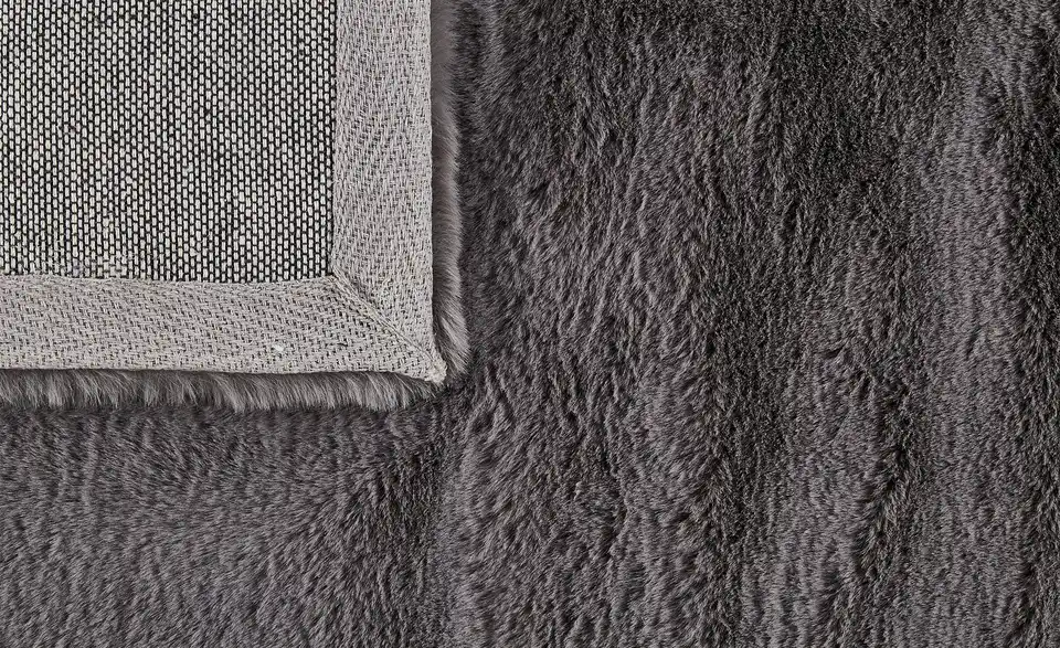 como Hochflorteppich 120x160 cm Grau
