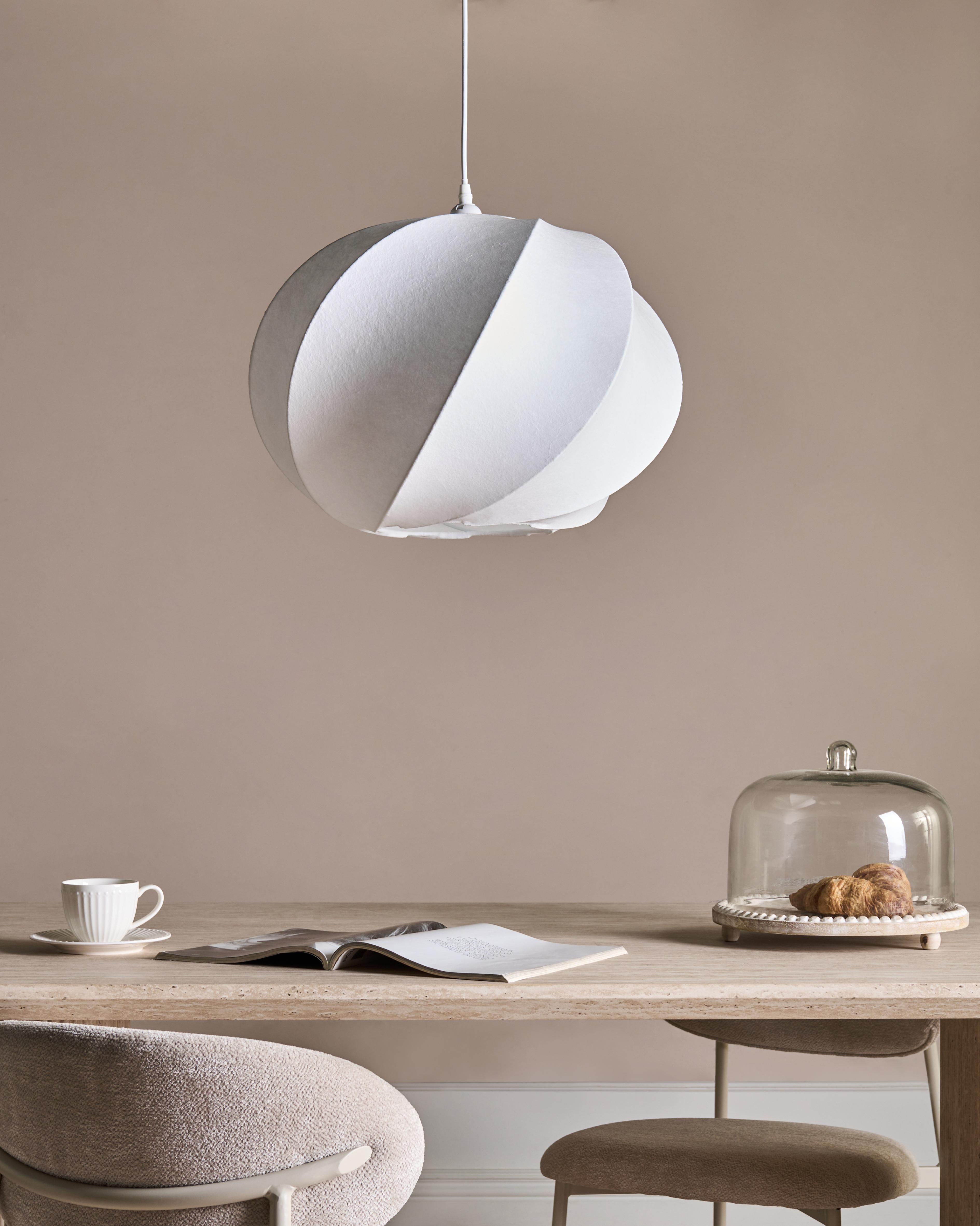 Hanglamp MAQUINE Kunstzijde Wit