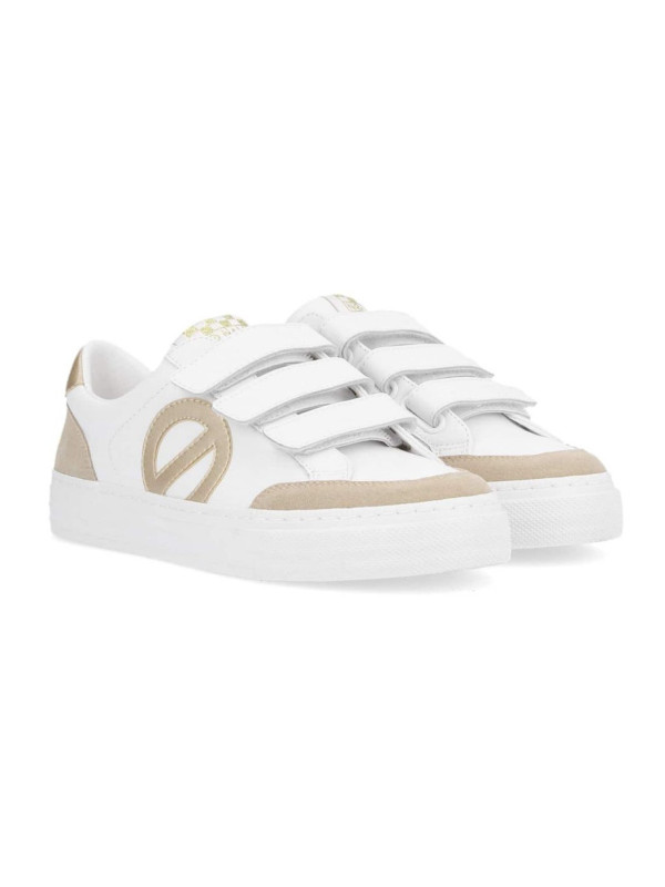 Sneakers STRIKE STRAPS White/Gold - No Name