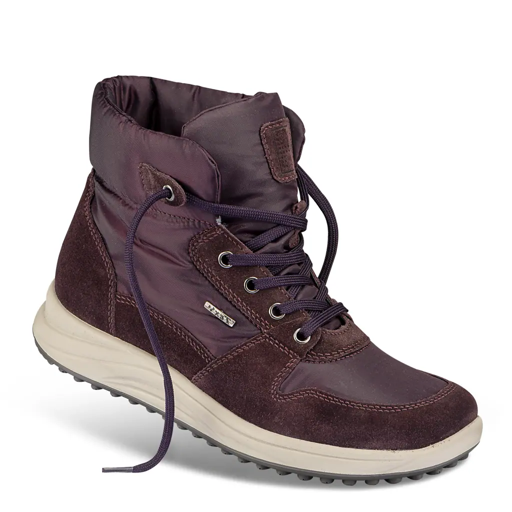 DAMEN - Winterbootie ELVA TEX aubergine