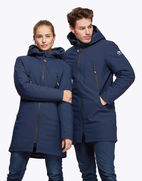 Mustaghata VERMONT - Parka longue unisexe avec doublure doudoune