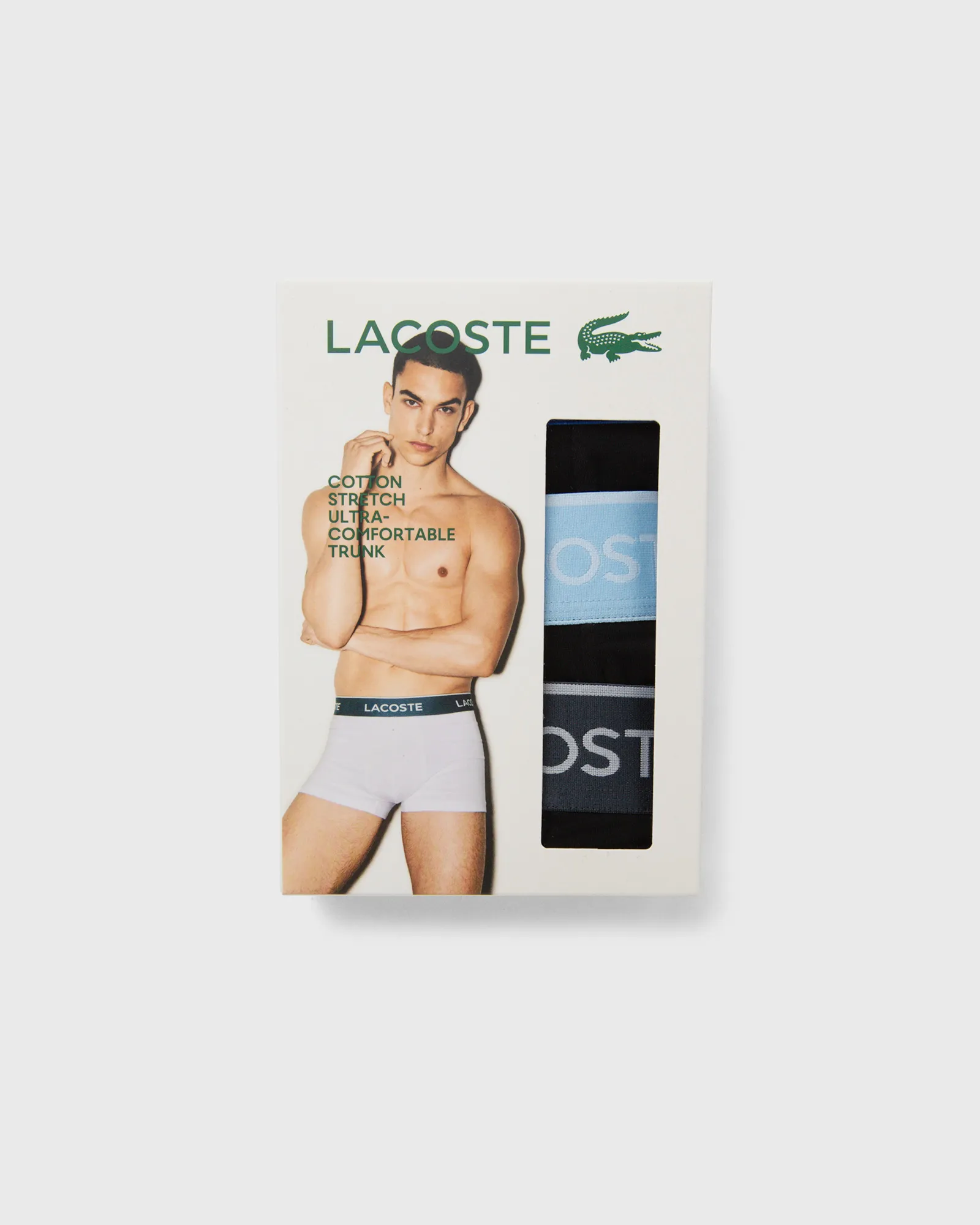 Cueca boxer Lacoste