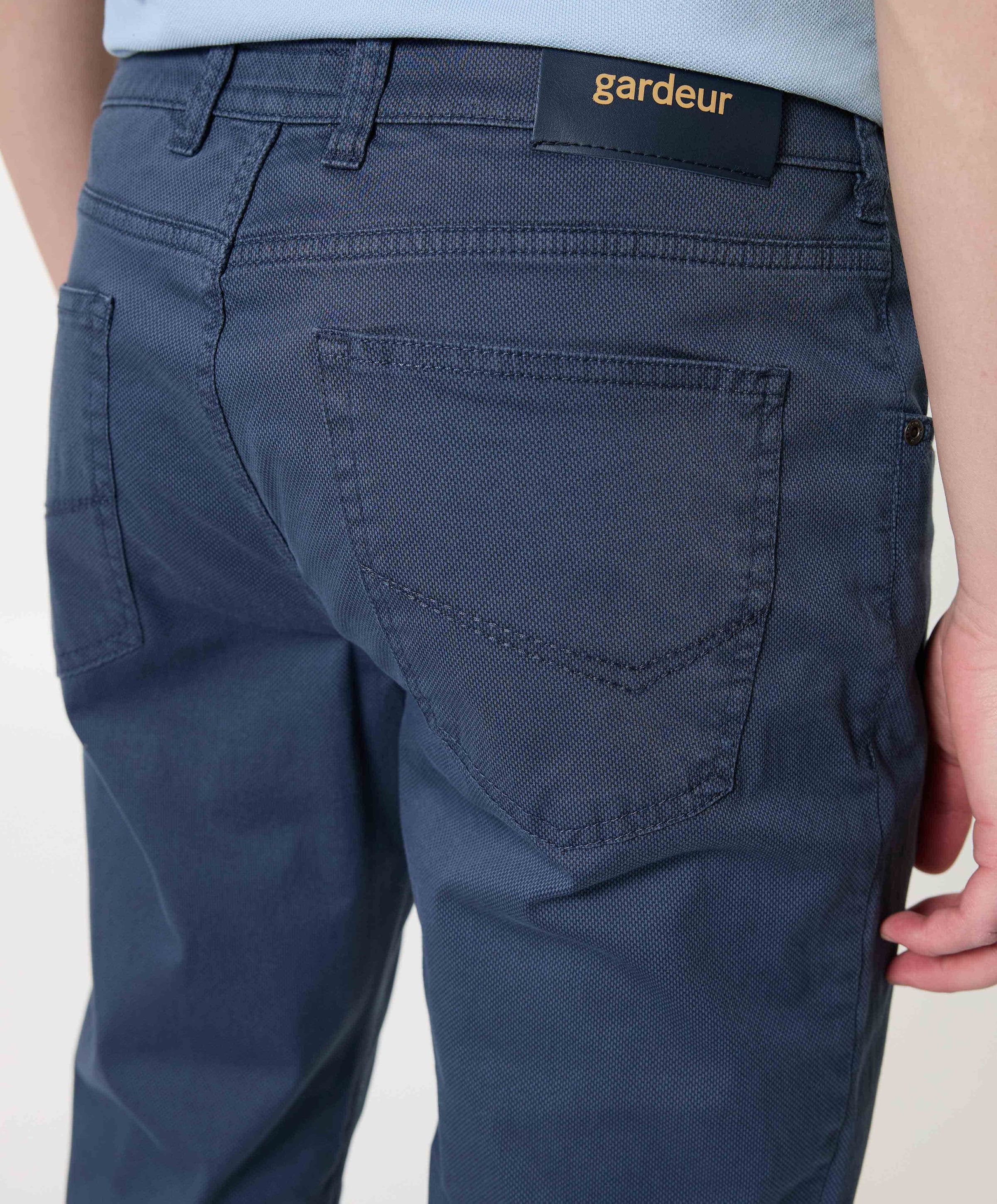 Gardeur 5-Pocket Modern Fit heren broek blauw