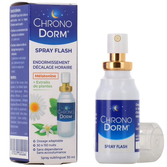 Chronodorm Flash Mélatonine Spray Sublingual