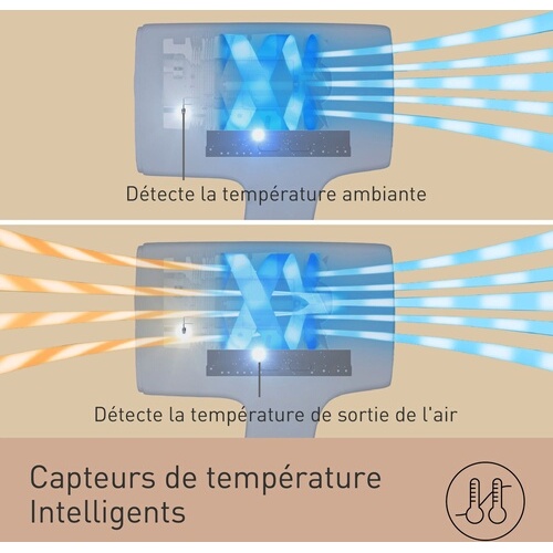 Sèche-cheveux Panasonic EH-NA9N-H825 avec technologie Nanoe et double mineral