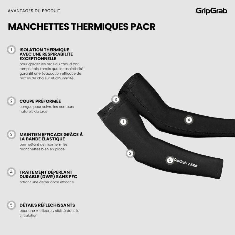 ThermaPace Thermal Arm Warmers - Manchettes vélo