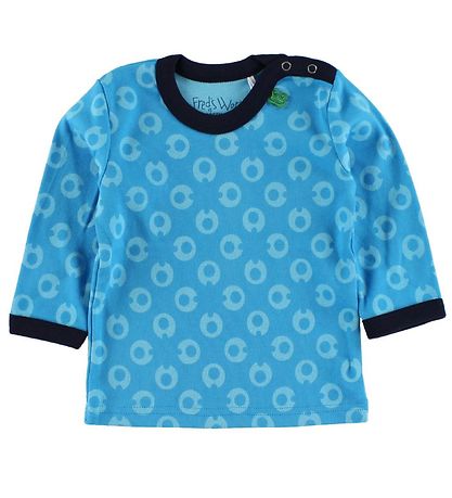 Freds WoRød Bluse - Blå m. My I