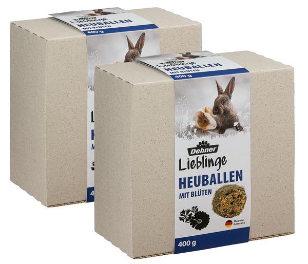 Dehner Lieblinge Heuballen im Karton, 2 x 400