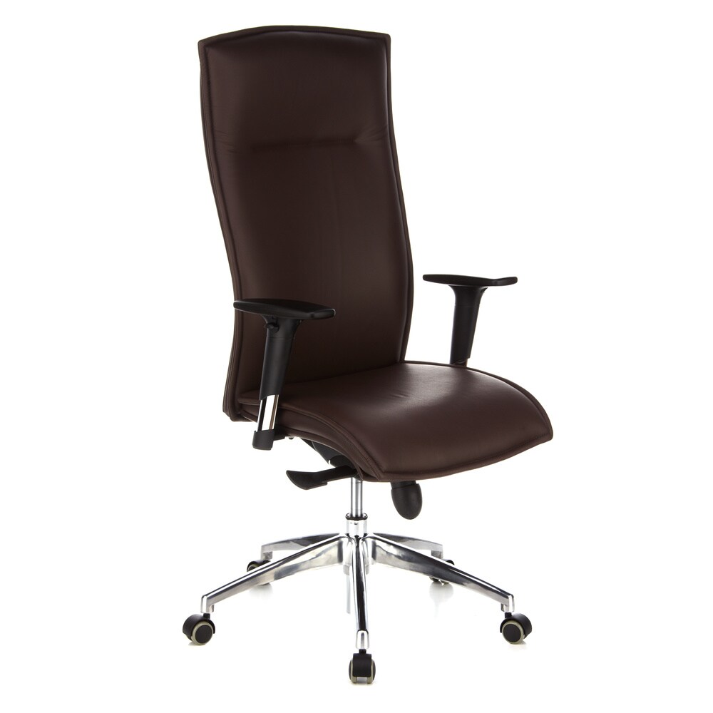 Luxus Chefsessel MURANO 20 Leder mit Armlehnen (höhenverstellbar) hjh OFFICE
