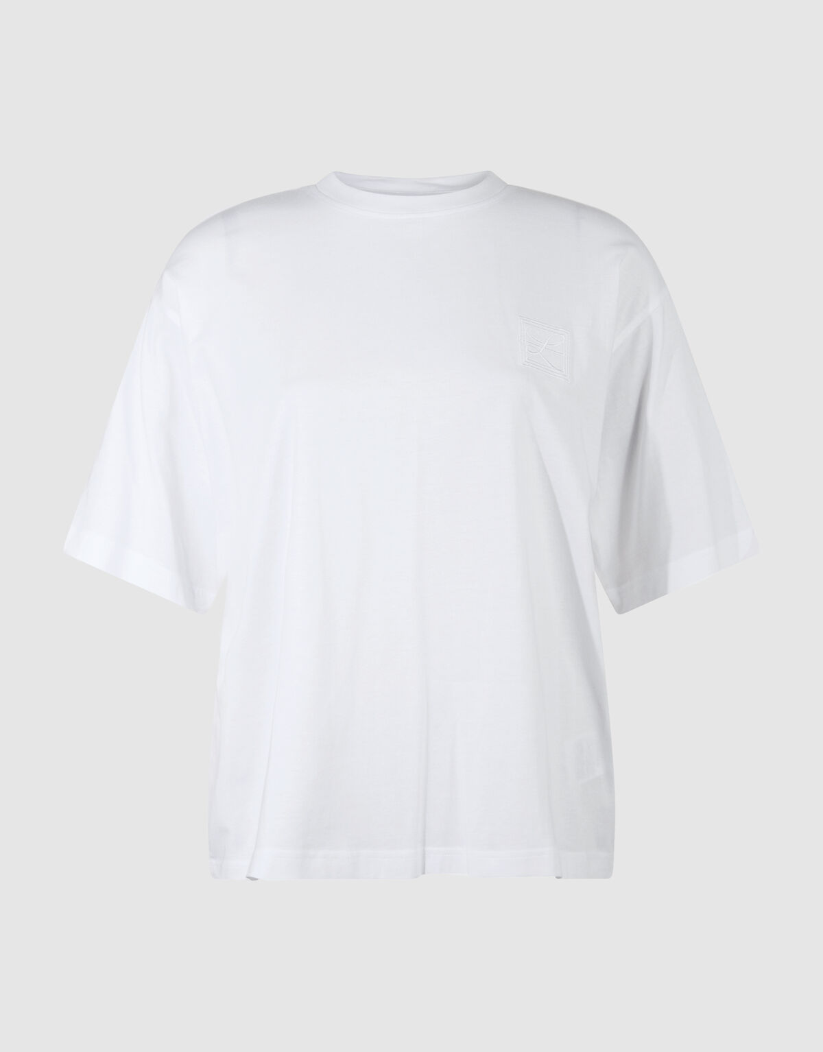 Oversized Basic T-shirt Wit By Lonneke