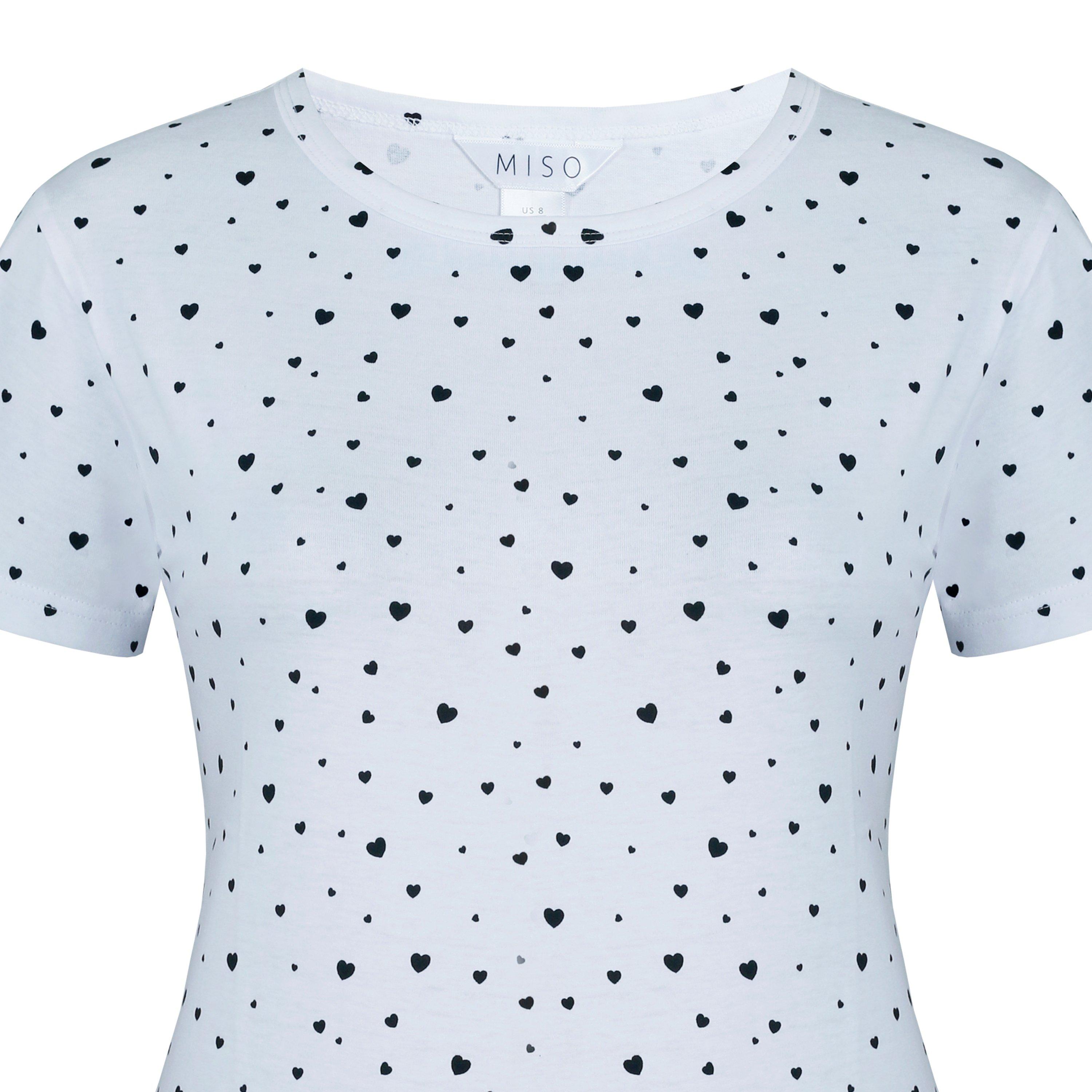 Miso Printed Boyfriend T Shirt