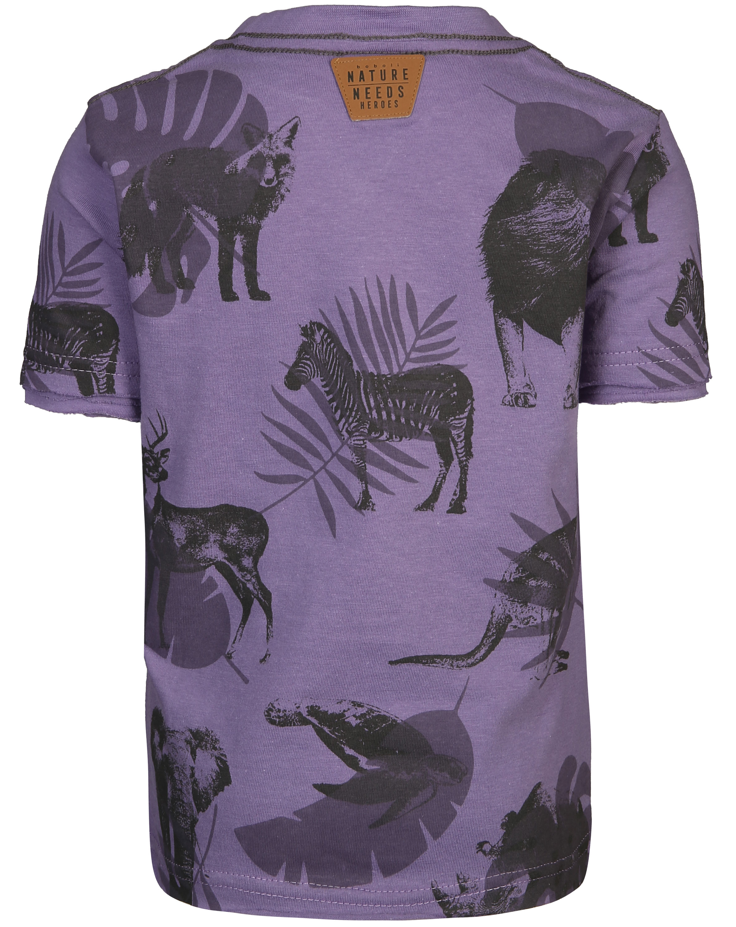 T-Shirt BE KIND TO NATURE in lila