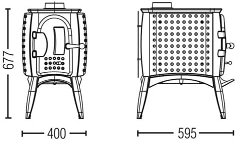 Kaminofen | G1 | aus Gusseisen | 6 kW