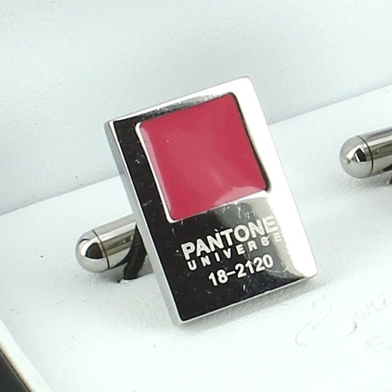 Boutons de manchette, Pantone Honeysuckle