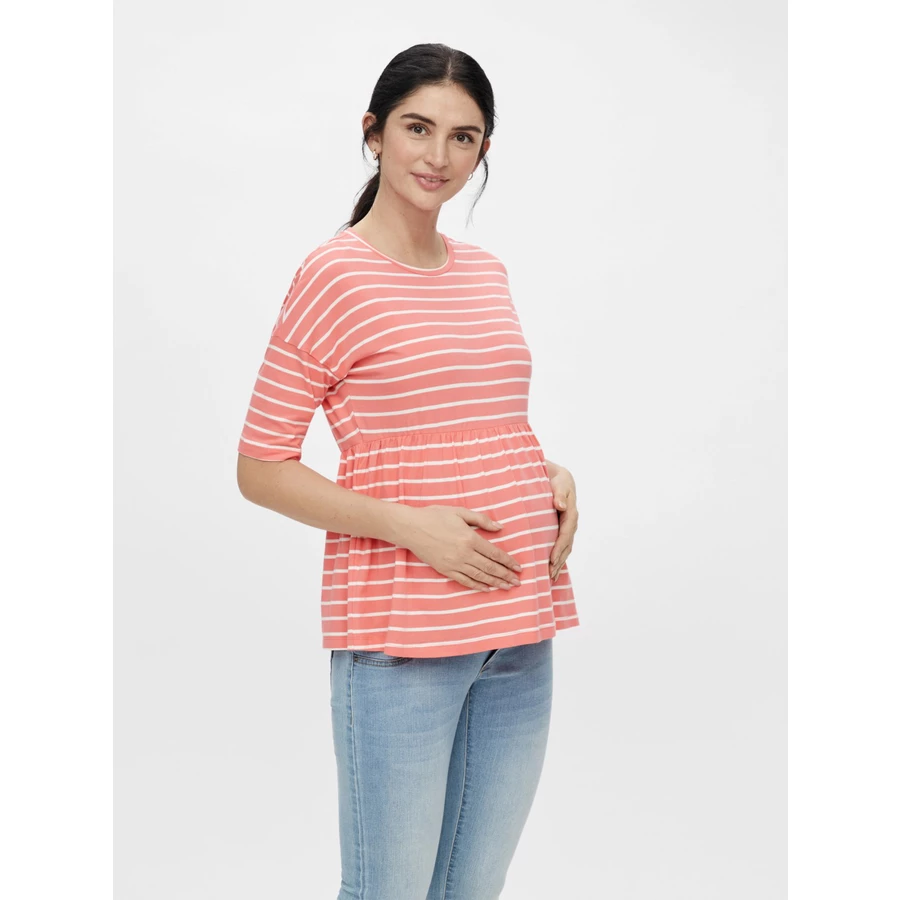 mama;licious Umstandsshirt MLOTEA Sugar Coral