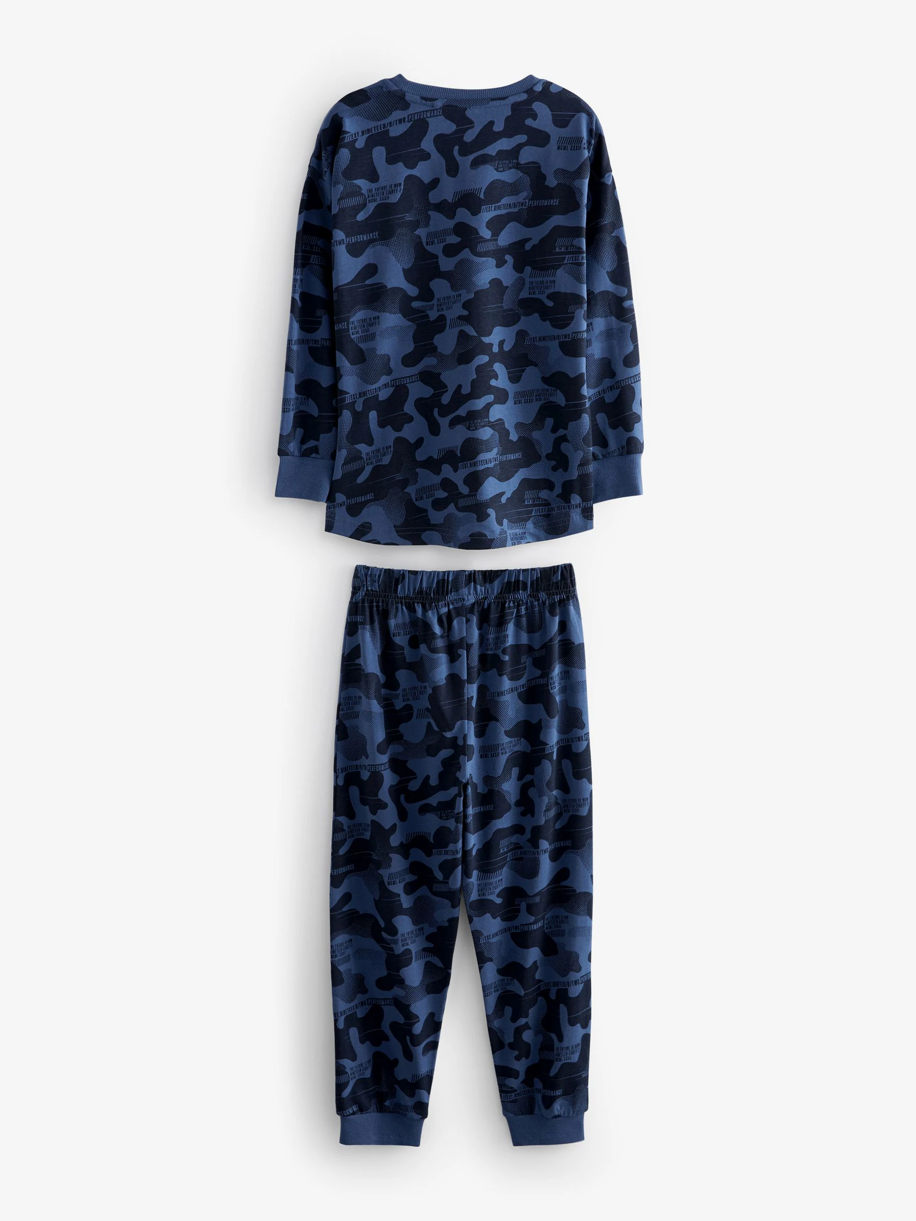 Grijs/blauw/groen camouflage - Verpakking van 3 pyjama's met lange mouwen (3-16 jr)