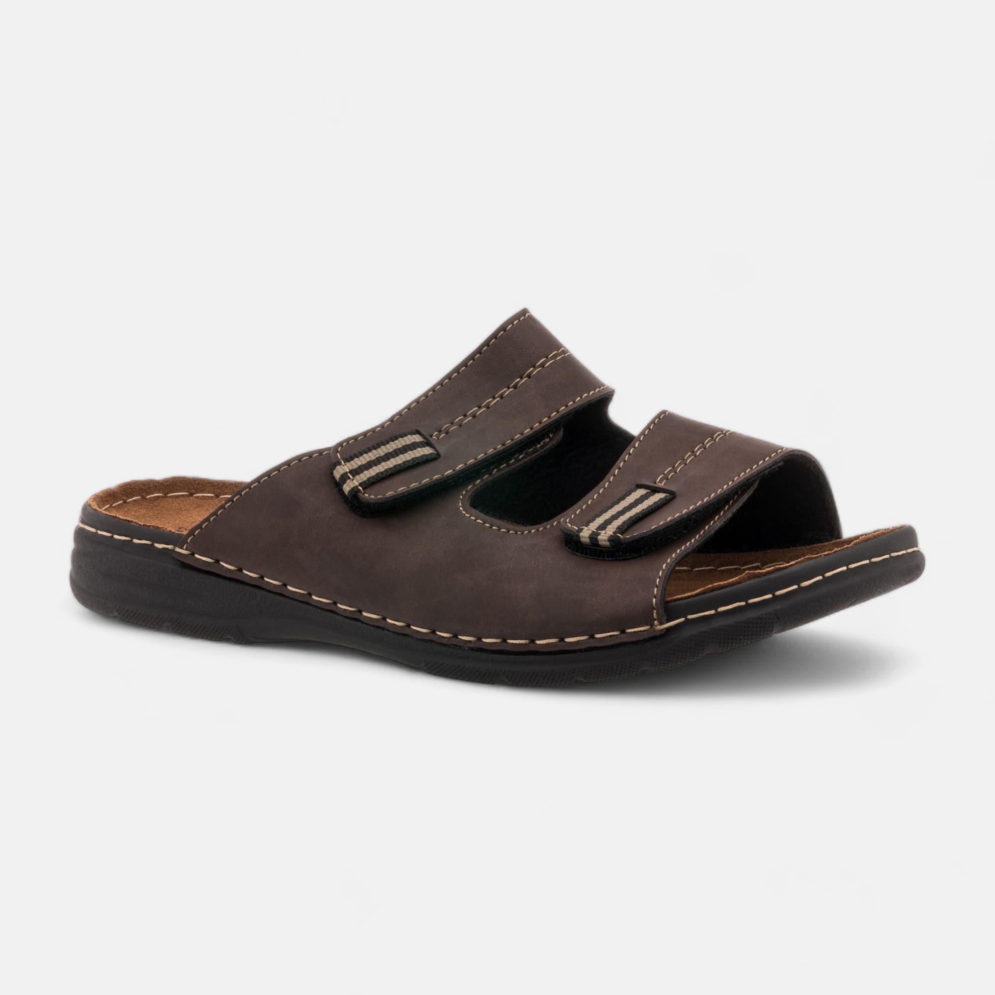 Nu-pieds Homme marron