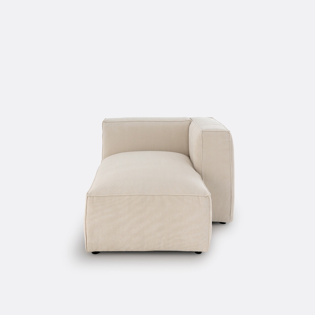 LA REDOUTE INTERIORS<br>Poltrona modular de veludo canelado, Seven