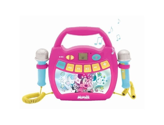 LEXIBOOK - Lecteur MP3 Minnie mouse - enceinte bluetooth - effets lumineux, micros...