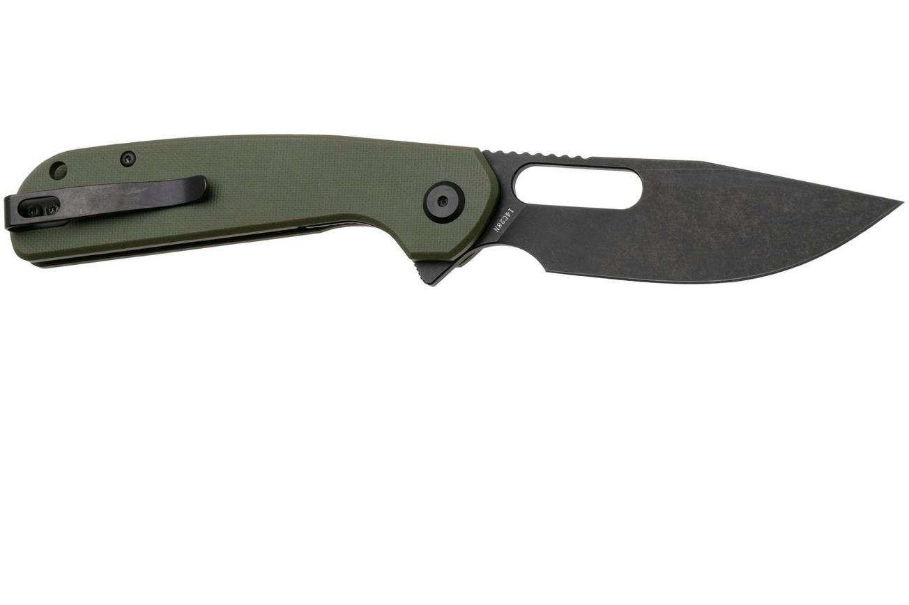 Eutektik Trinity TRI-OGBW-R Blackwashed 14C28N, OD Green G10, zakmes