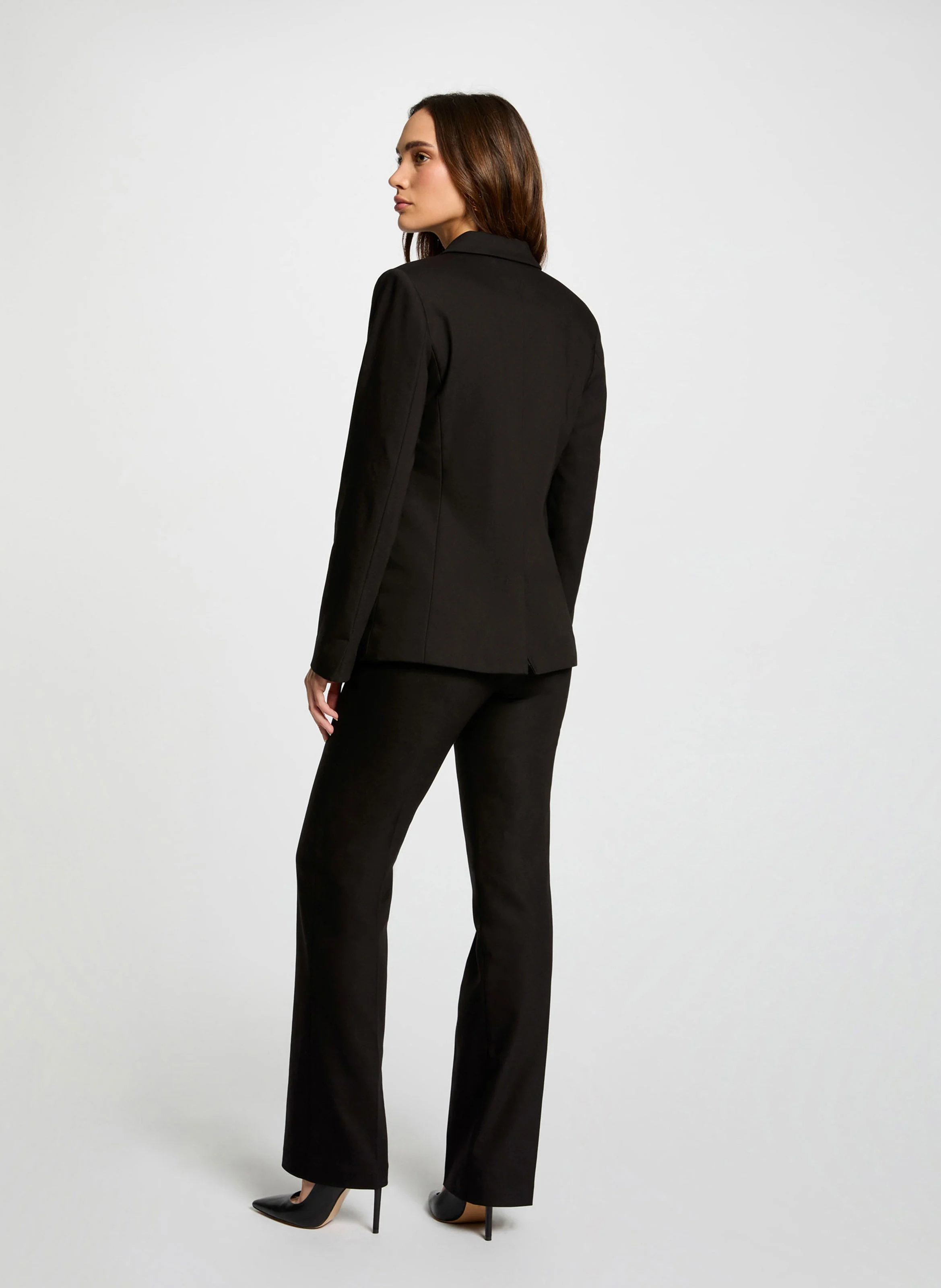 VBEKA.F - Veste ajustée col tailleur | Noir