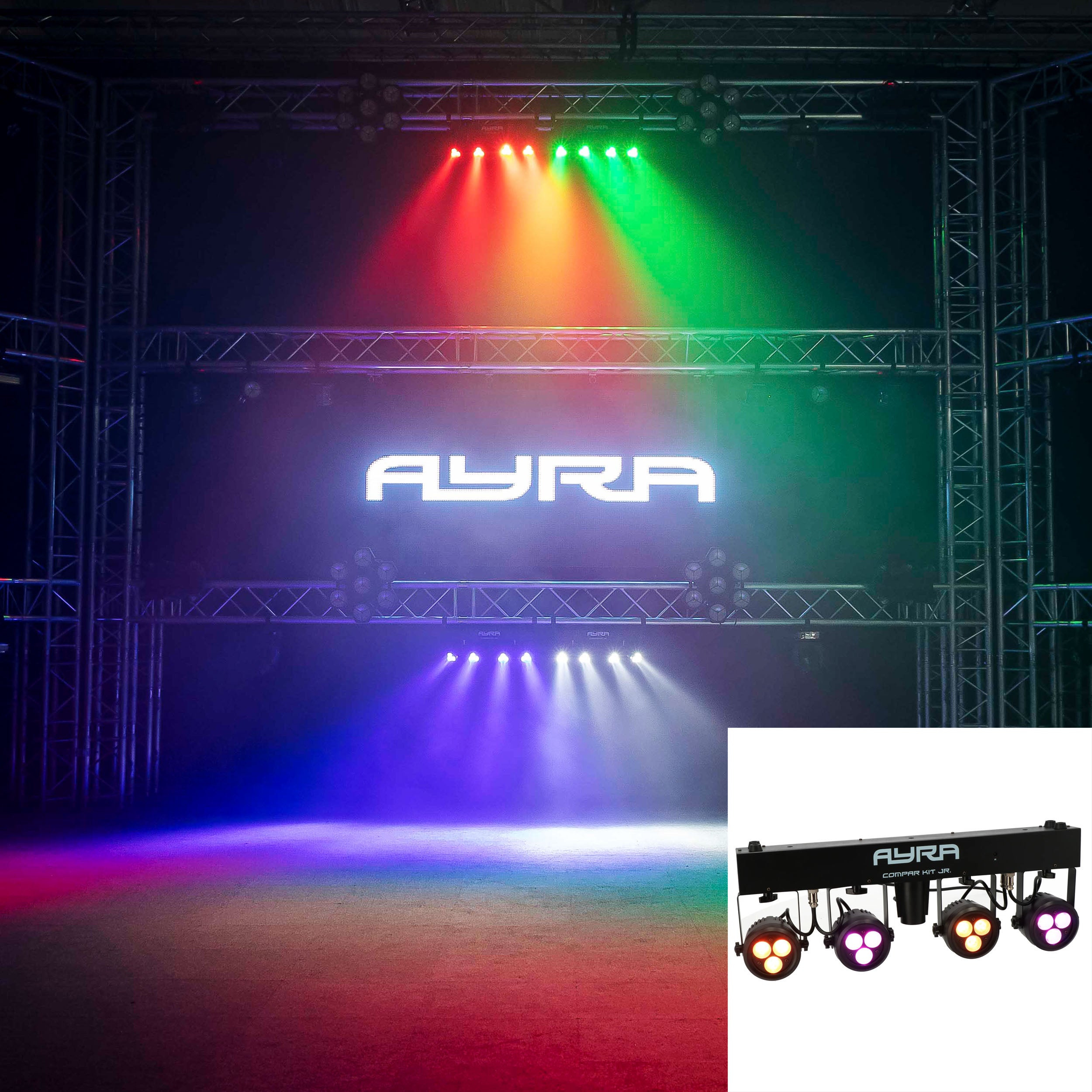 Ayra Compar Kit Jr LED lichtset met tas en afstandsbediening