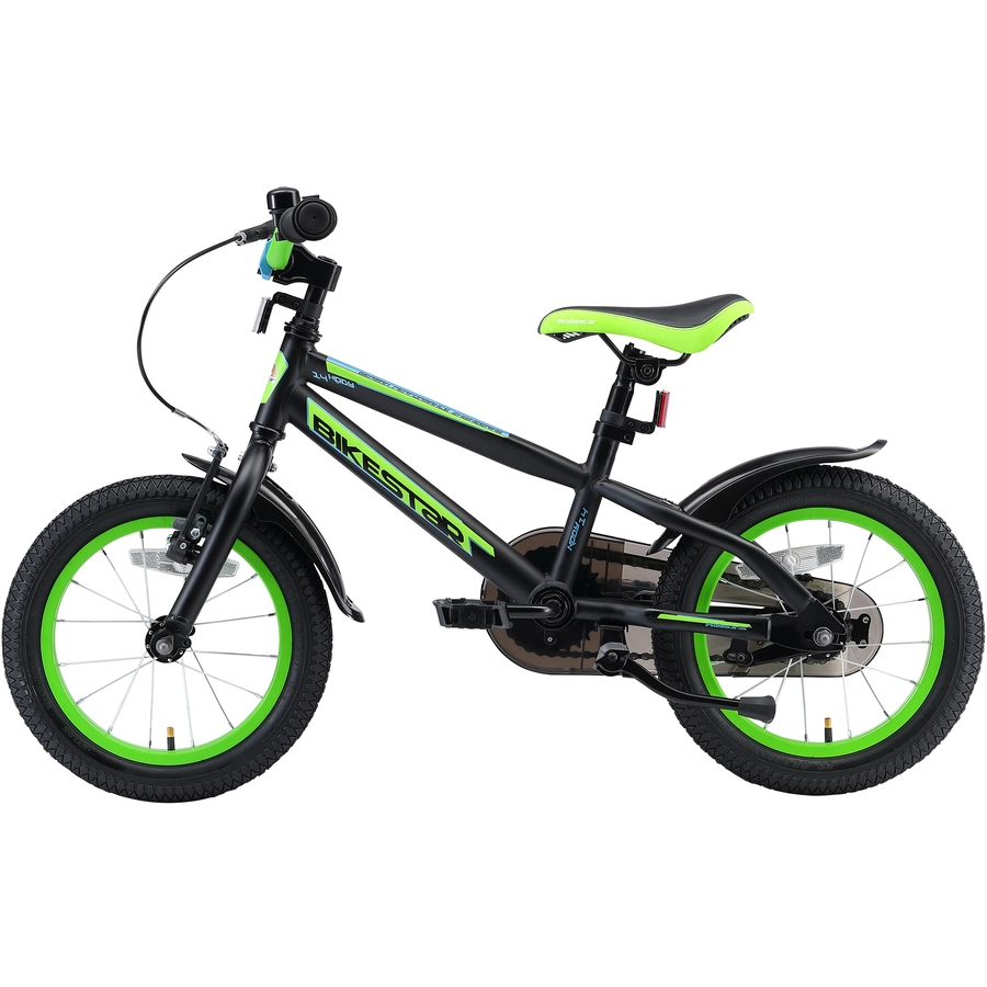 Bikestar Kinderrad 14 Zoll Urban Jungle schwarz, grün