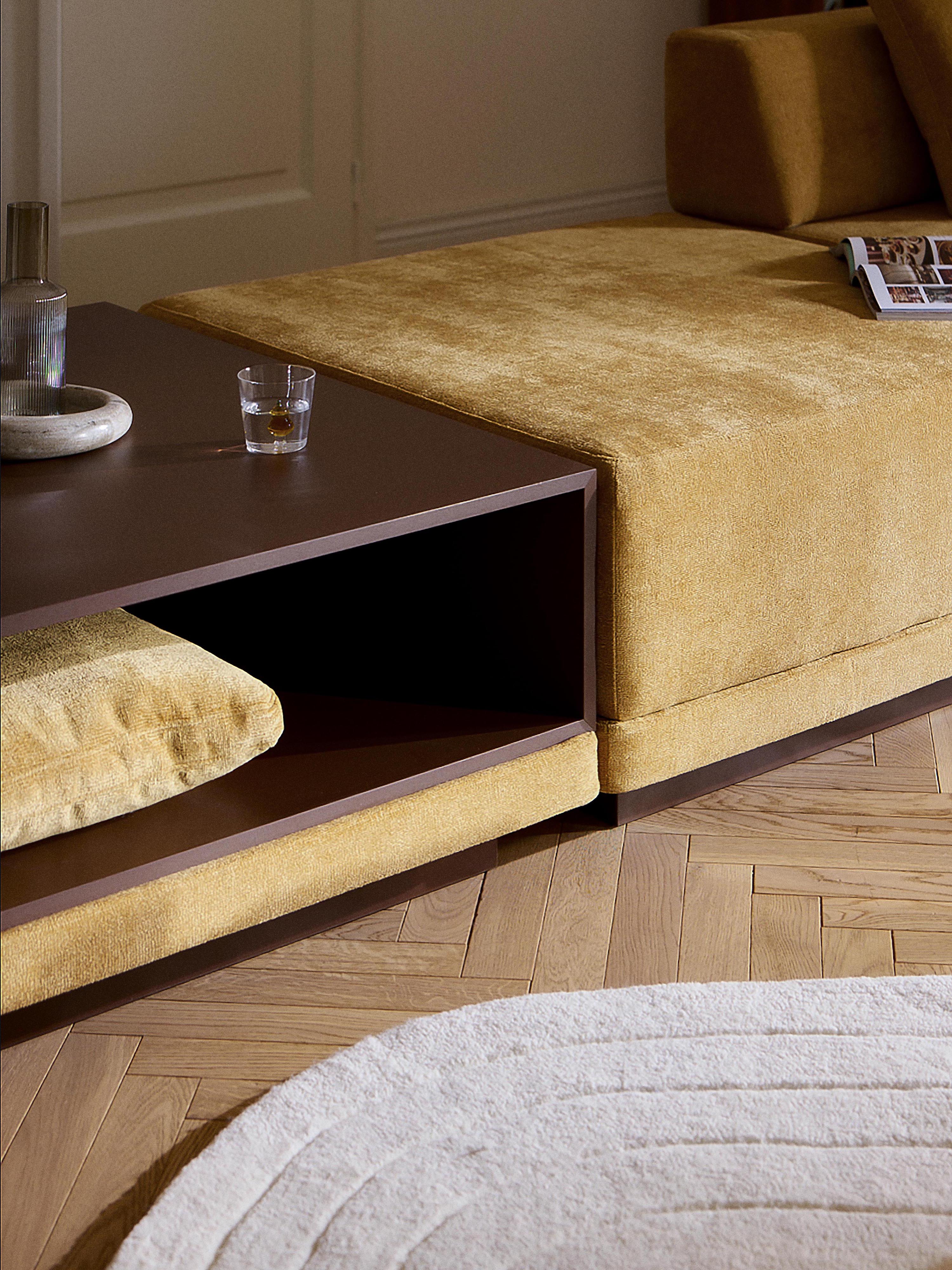 Modulaire bank Colin (4-zits) met salontafel & ottoman