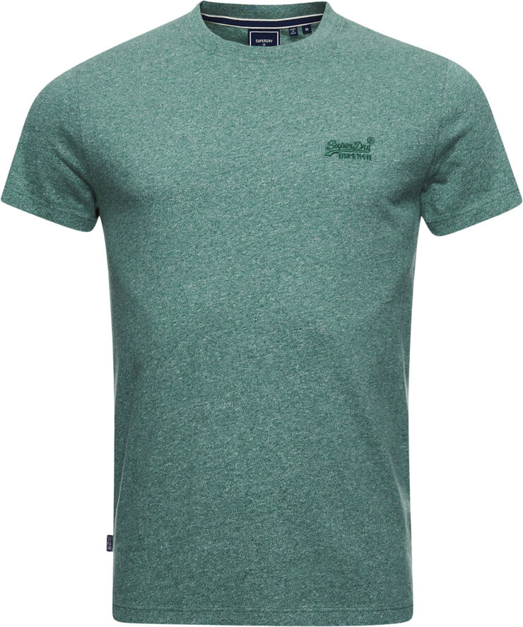 Superdry VINTAGE LOGO EMB TEE Bright green grit