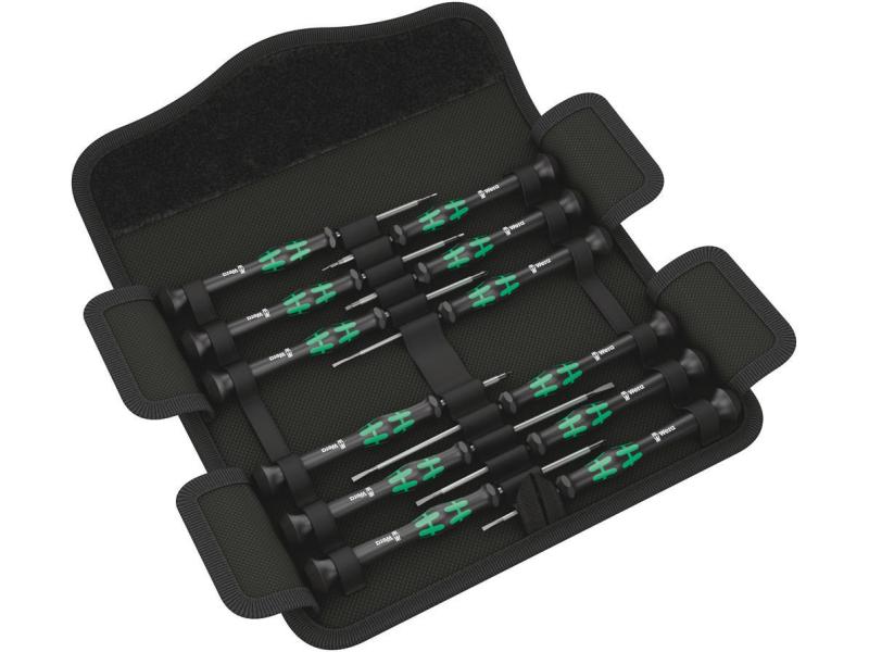 Wera Kraftform Micro 12 Universal 1, 12-teilig Kraftform Micro – Der Elektronikerschraubenzieher