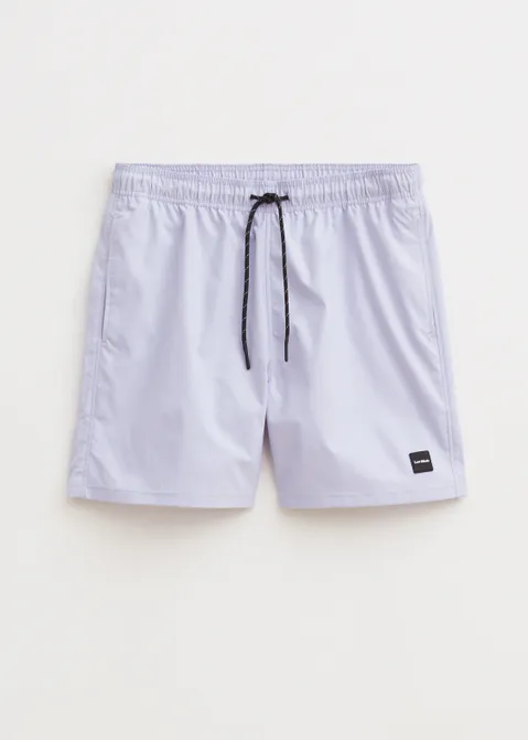 Zwembroek met logo paars (LILA)