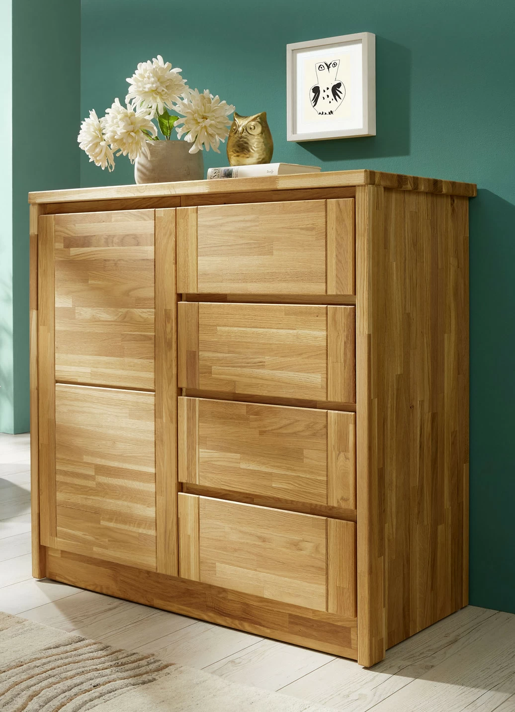Kommodenserie aus Massivholz mit Soft-Close