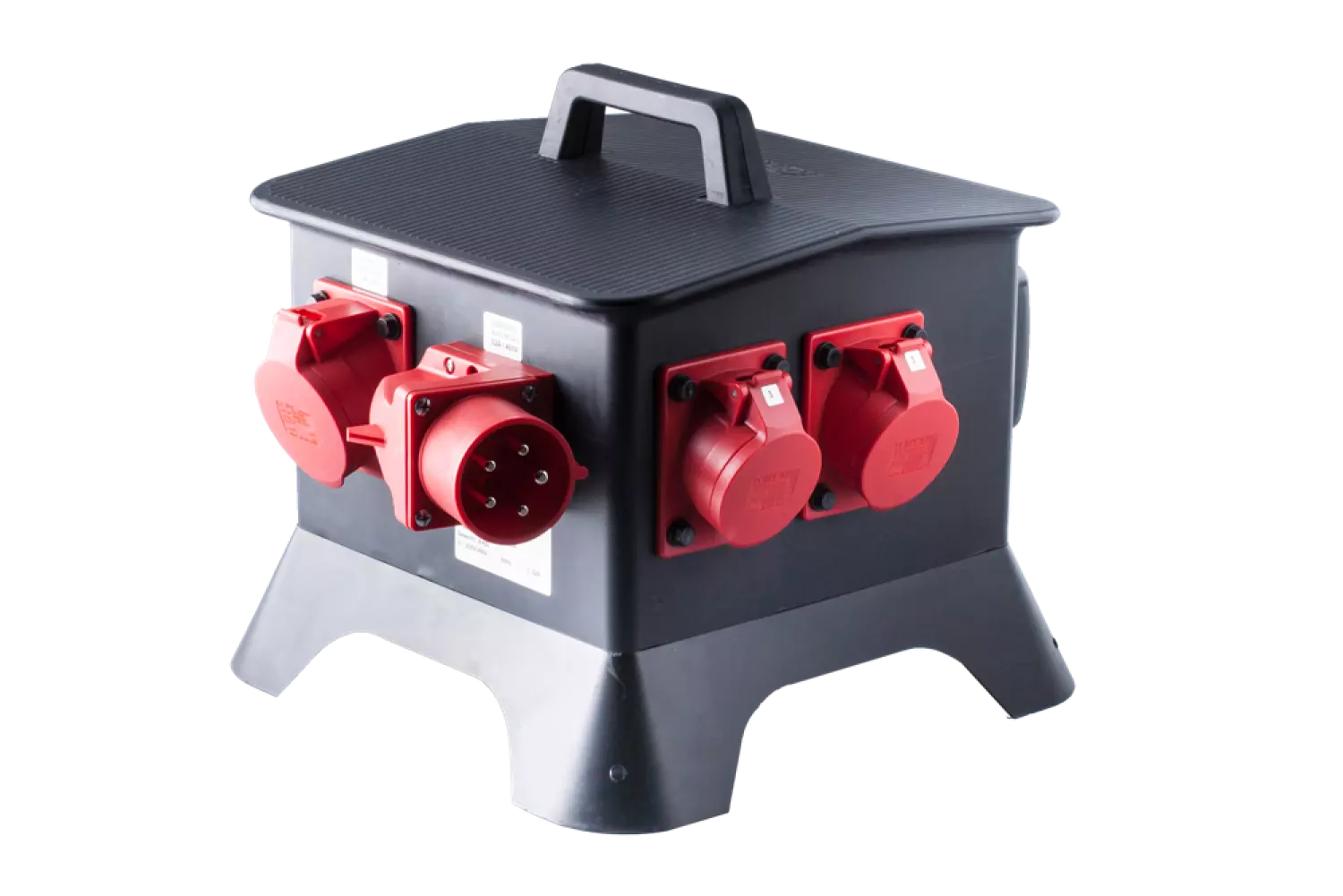 Keraf KE27-1 Rubber verdeelkast - 230/400V