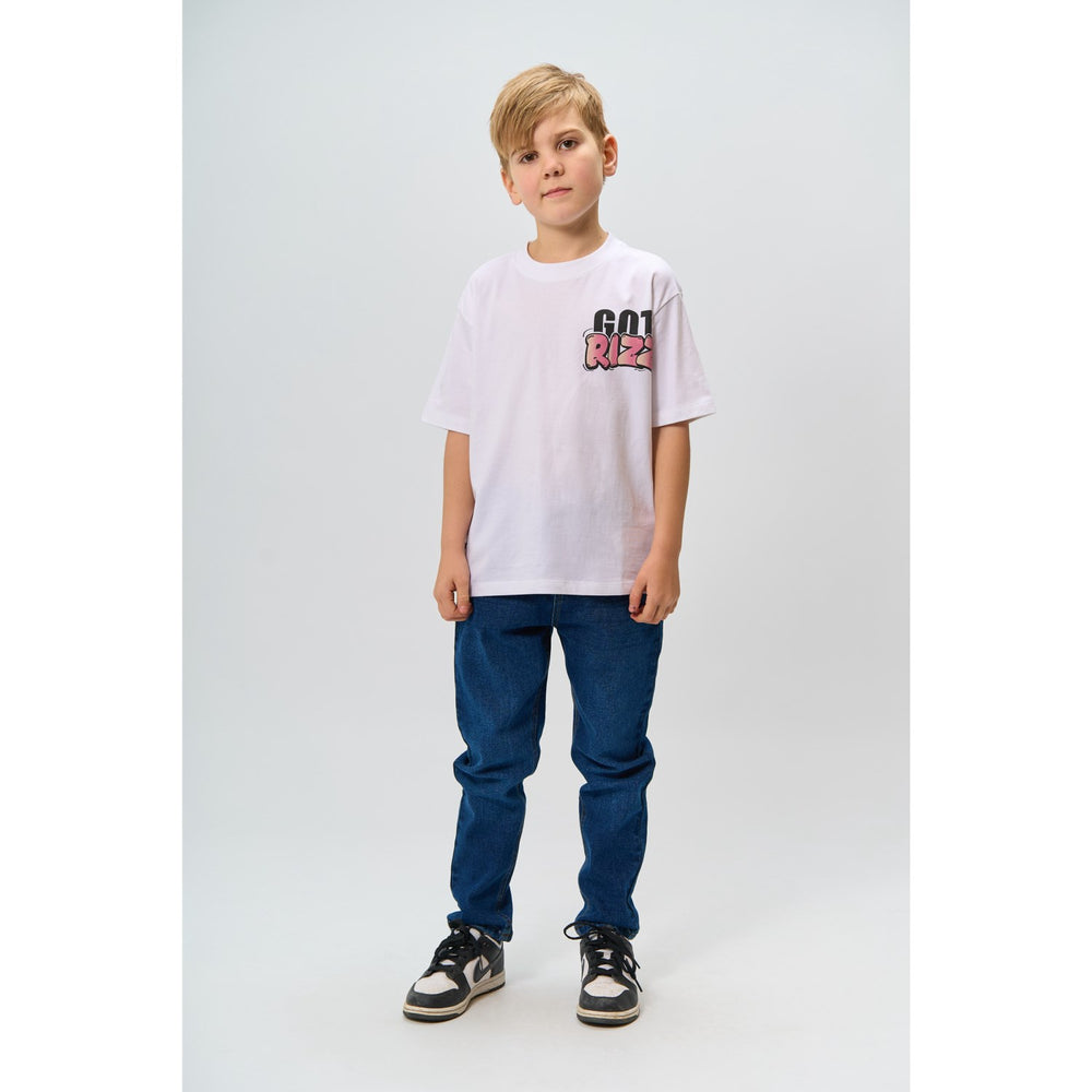 Køb The New Bright White Regan Oversize S_S Tee