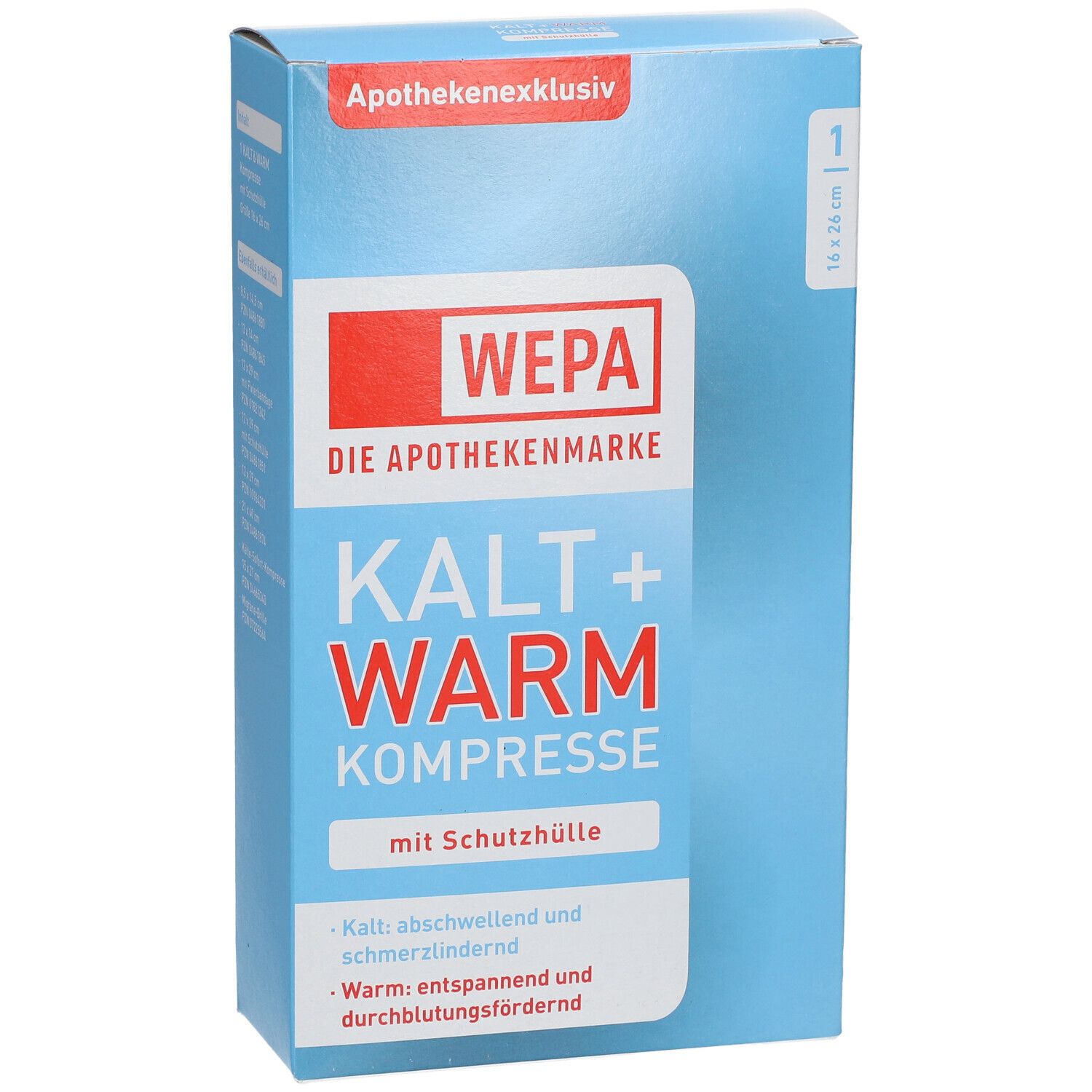 WEPA Kalt und Warm Kompresse 16 x 26 cm