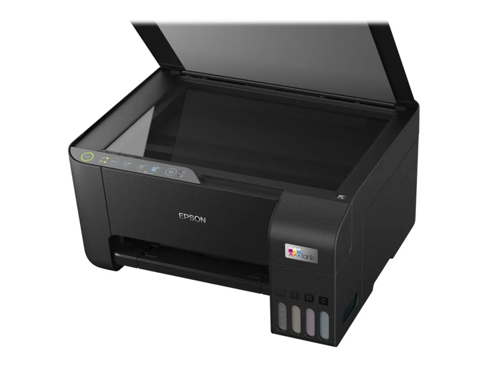 Epson EcoTank ET-2810 - Multifunktionsprinter - farve - blækprinter - ITS - A4 (medie) - op til 10 spm (udskriver) - 100 ark - USB, Wi-Fi - sort