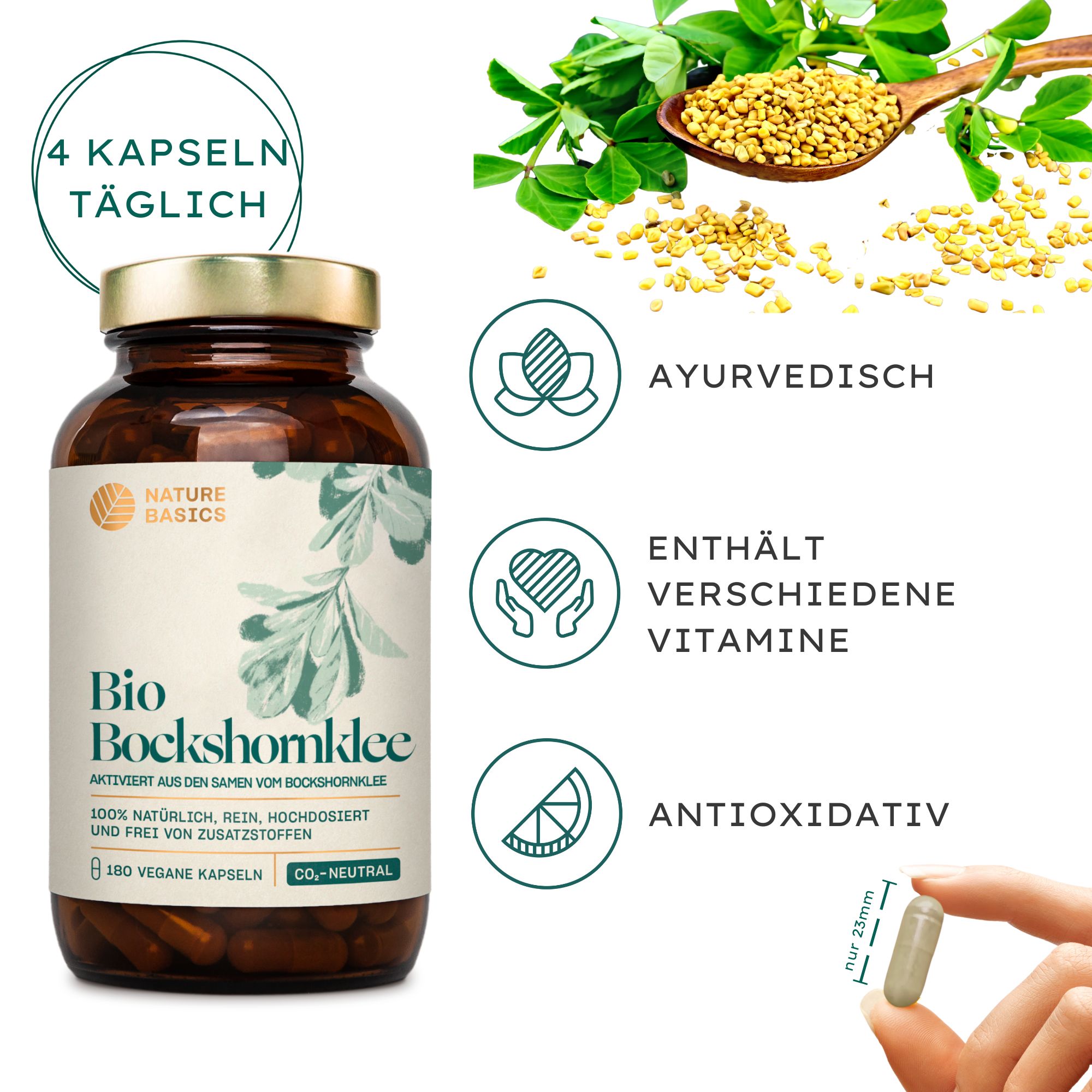 Nature Basics Bio Bockshornklee