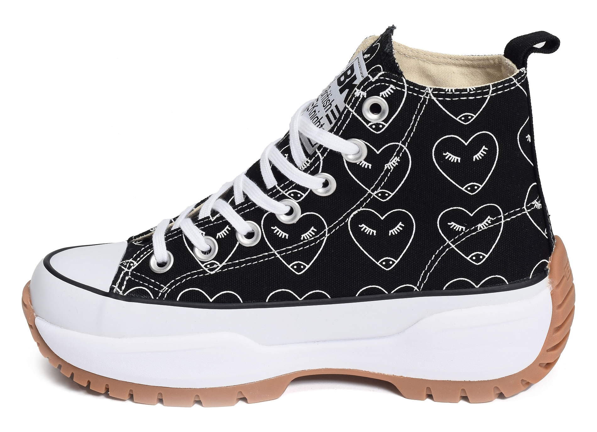 Kaya mid fly 3730 noir blanc